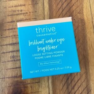 Thrive Causemetics Brilliant Under Eye Brightener Loose Setting Powder - Honey